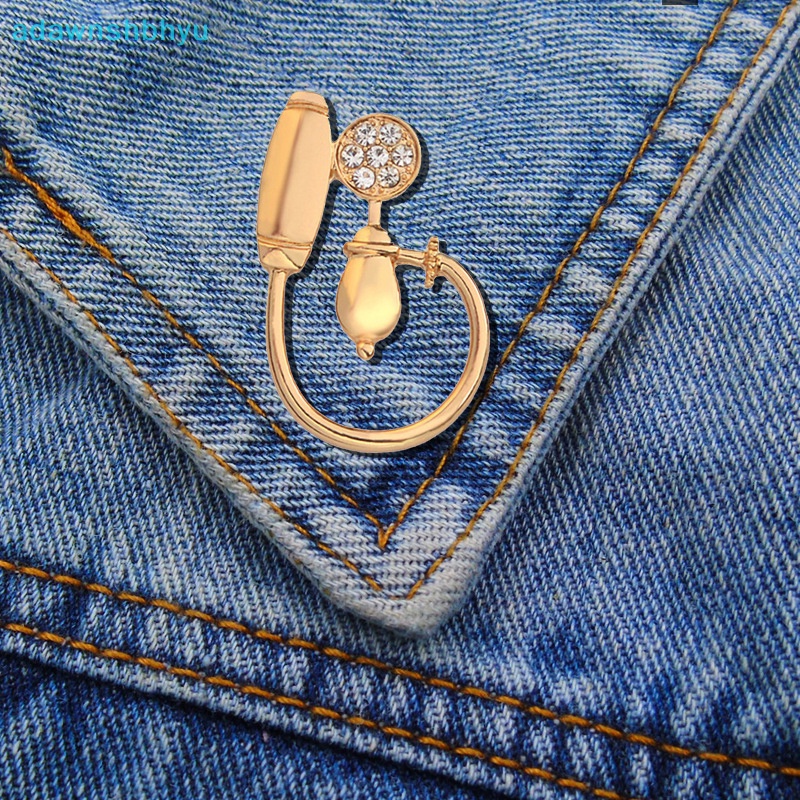 Huy Hiệu Cài Áo Hình Búa Gõ Kính Hiển Vi Sáng Tạo