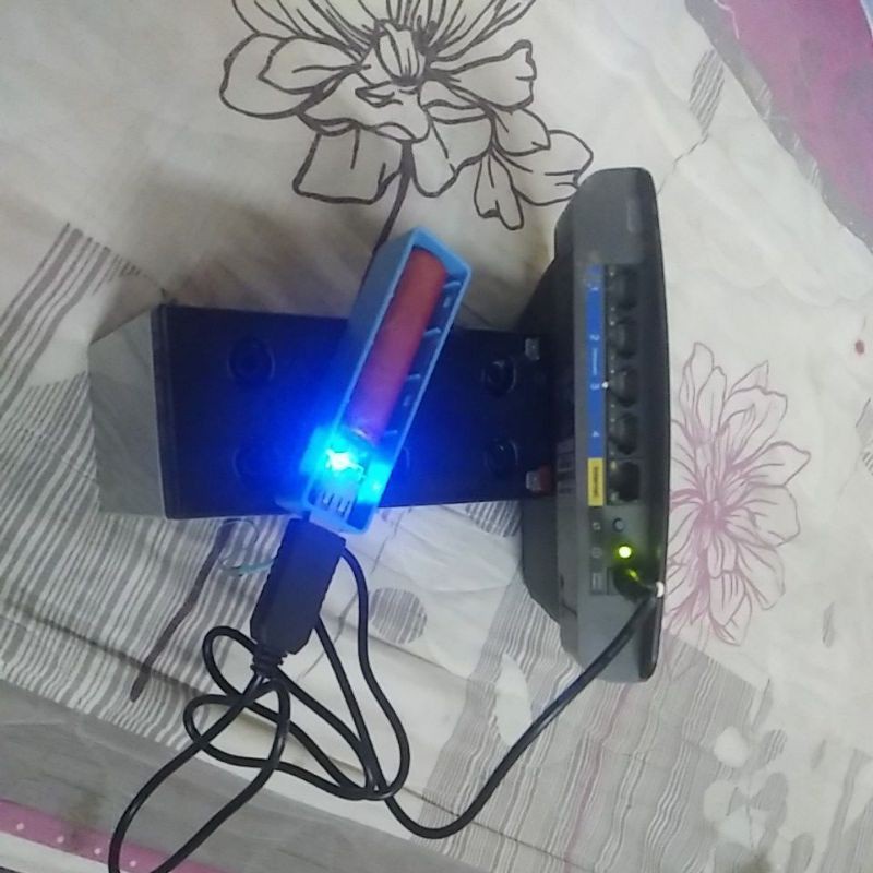 Dây Cáp Nguồn Usb 5v Sang 12v chân 5,5mm 2.1mm dùng Wifi khi mất điện