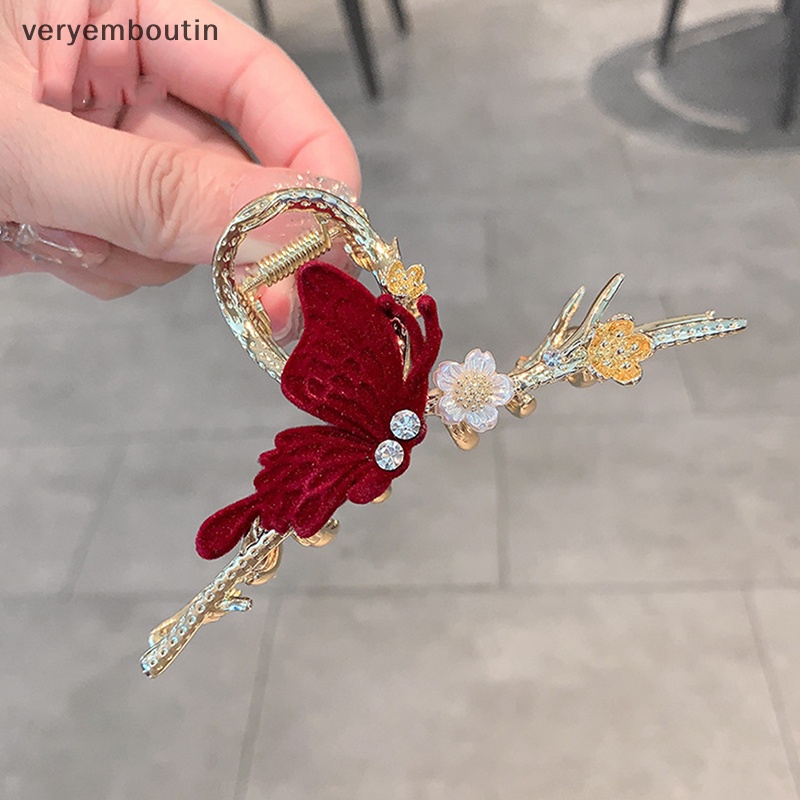 Kẹp Tóc Bướm / Cá Mập Phong Cách Vintage Thanh Lịch Cho Nữ