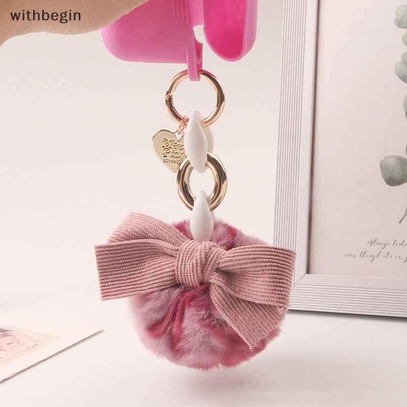 Móc Khóa Cục Bông Nhiều Màu Sắc Dùng Để Trang Trí Túi Xách