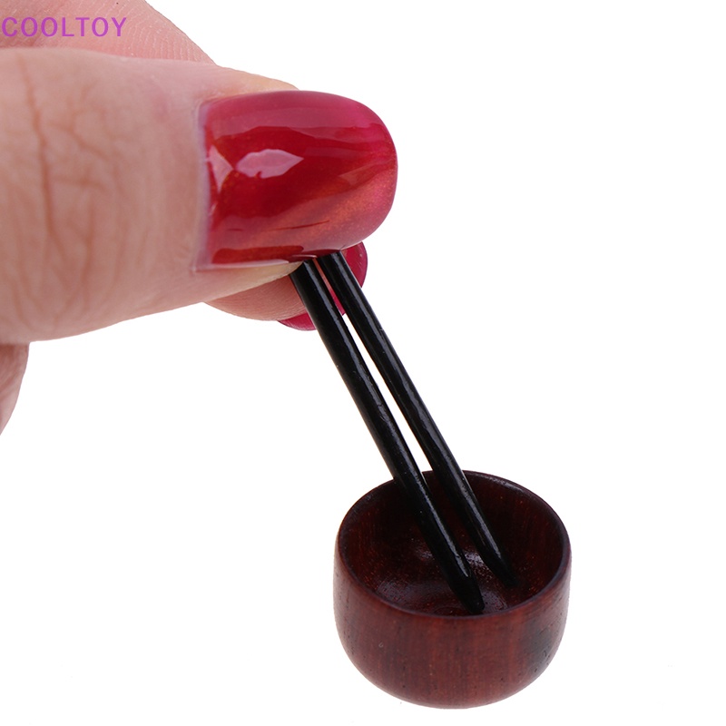 Bộ Chén Đĩa Trung Hoa Mini Tỉ Lệ 1: 12 Dùng Trang Trí Nhà Búp Bê