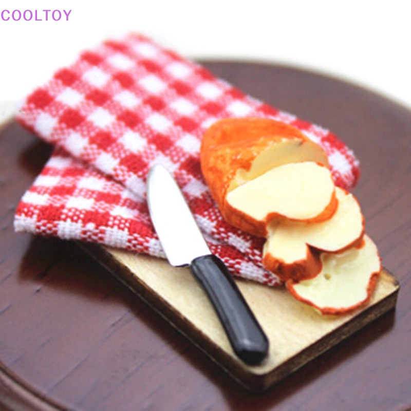 Cooltoy Mô Hình Thớt Bánh Mì Tỉ Lệ 1: 12 Trang Trí Nhà Búp Bê