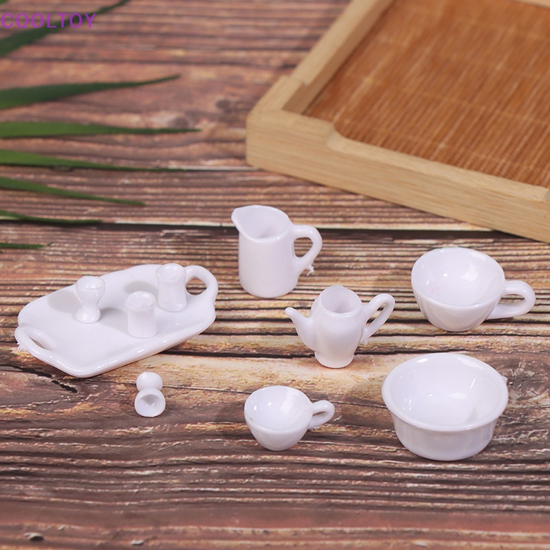 Set 10 Cốc Cà Phê Mini Xinh Xắn Cho Nhà Búp Bê