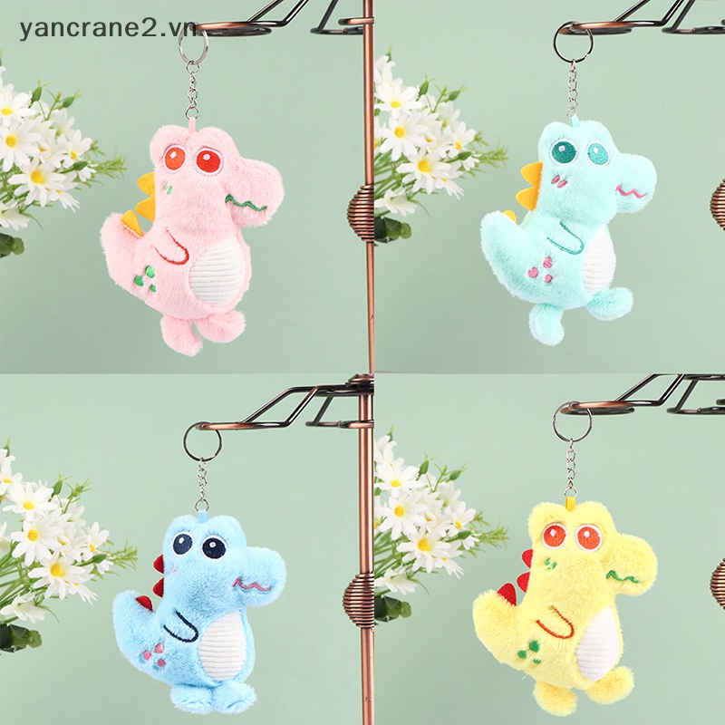 Búp Bê Nhồi Bông Hình Khủng Long Mềm Mại 12CM Treo Móc Khóa / Ba Lô / Túi Xách Trang Trí Quà Tặng Cho Bé {yancrane2.vn}