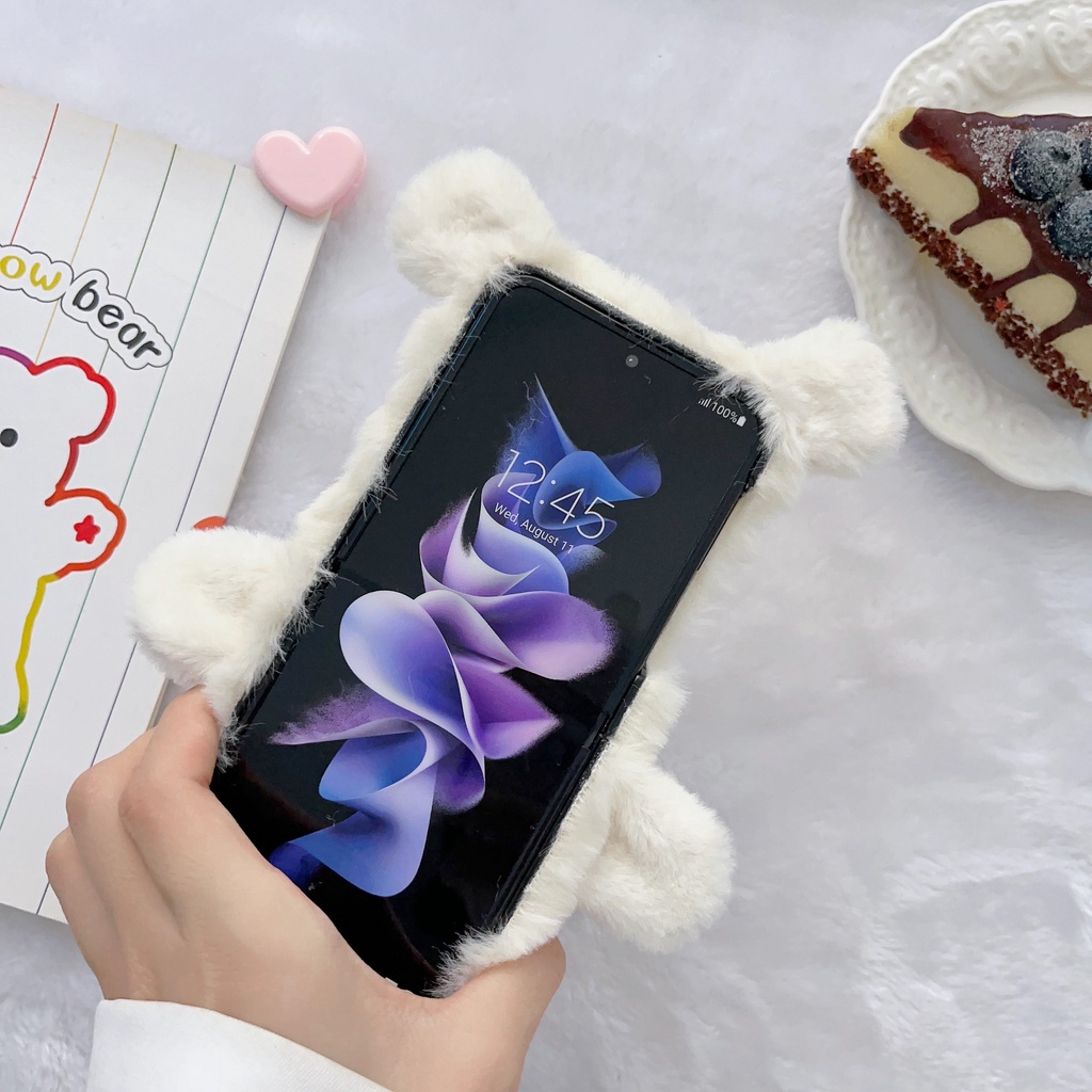 Ốp Điện Thoại Nắp Gập Họa Tiết Hoạt Hình Dễ Thương Cho Samsung Z Flip4 Z Flip3 Samsung Galaxy Z Flip 4 Z Flip 3