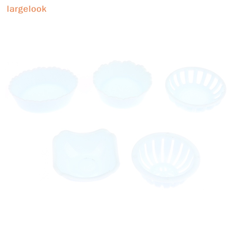 Set 5 Rổ Đựng Trái Cây / Rau Củ Quả Mini Trang Trí Nhà Búp Bê DIY