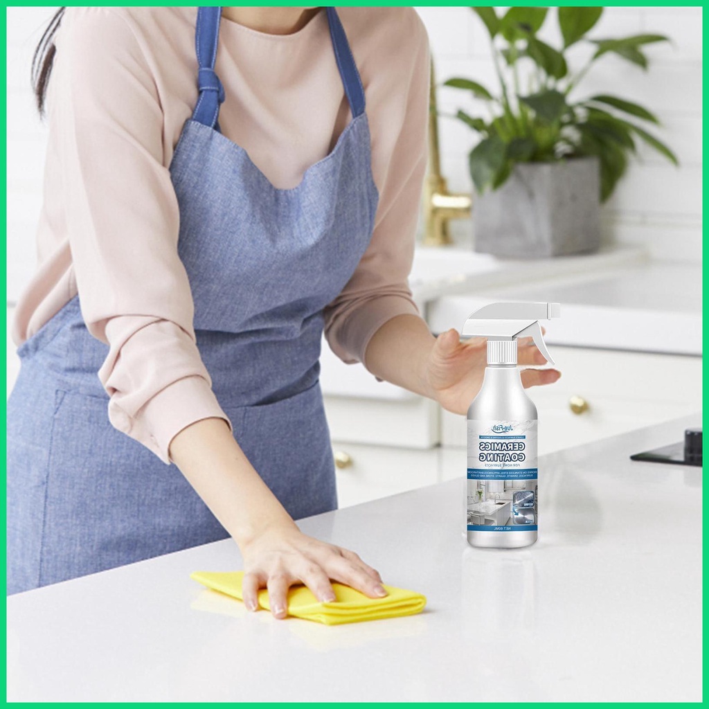 Bình Xịt Phủ Gốm Sứ Bằng Thép Không Gỉ 60ml Chuyên Dụng Vệ Sinh Nhà Bếp jiwvn Jwvn