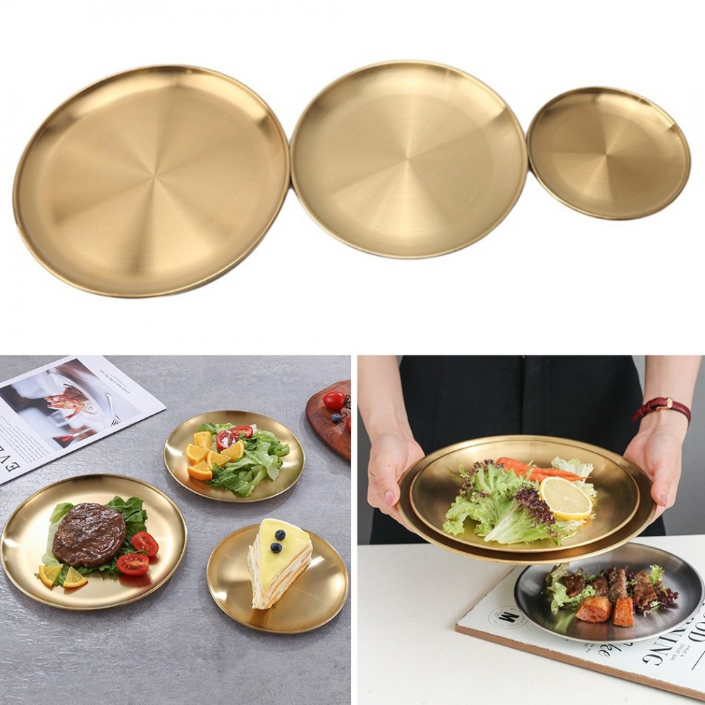 1 X Đĩa Tròn Bằng Thép Không Gỉ