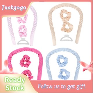 Justgogo Curl Foam Curler Không có hệ thống Curler Curler Head Band DIY Sleep Curler