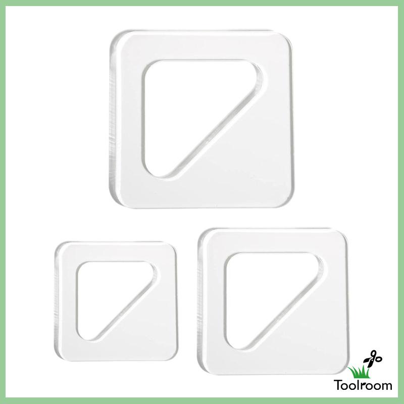 Bộ 3 Khuôn Acrylic Trong Suốt Dùng Làm Mộc Tiện Dụng