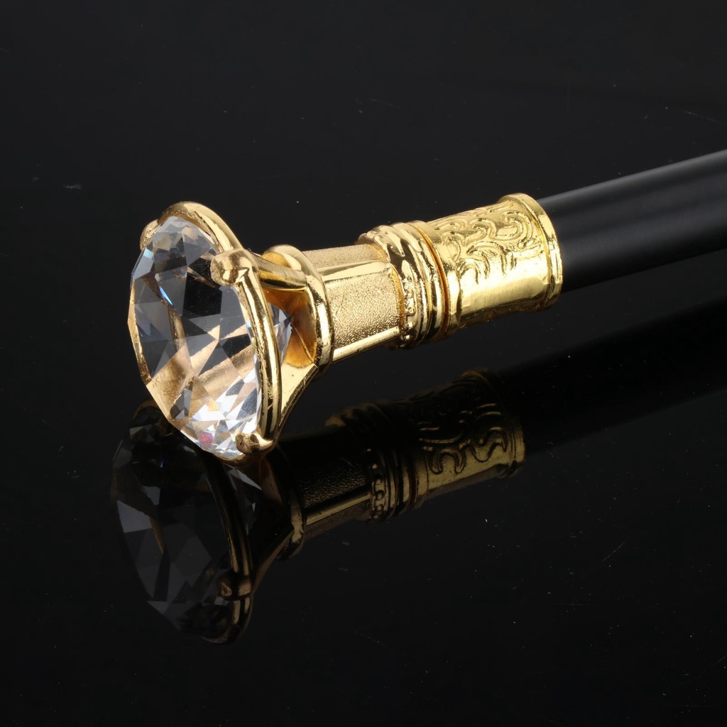 Gậy Đi Bộ Tay Cầm Bằng Hợp Kim Nhôm Màu Đen Thanh Lịch