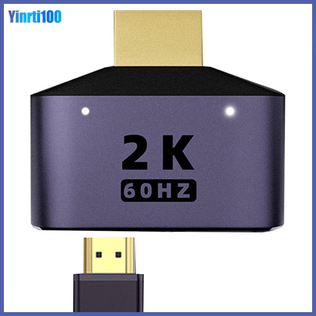 Bộ Chuyển Đổi Đa Phương Tiện Hdmi 2K Có Đèn Báo 1 Sang 2 Cho Hdtv
