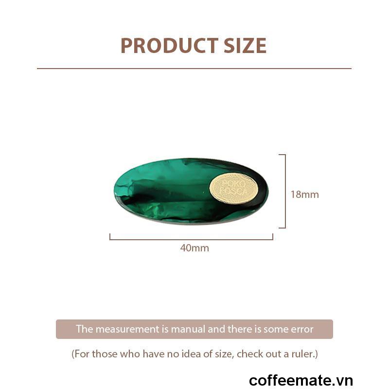 ⚡kẹp tóc mỏ vịt màu hổ phách phong cách retro hàn quốc cho nữ