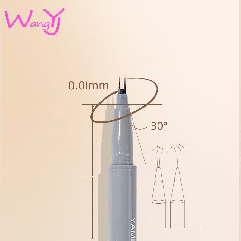 Bút Kẻ Mắt Và Mascara Dạng Lỏng Hai Đầu Chống Thấm Nước Không Bị Nhòe Tiện Lợi
