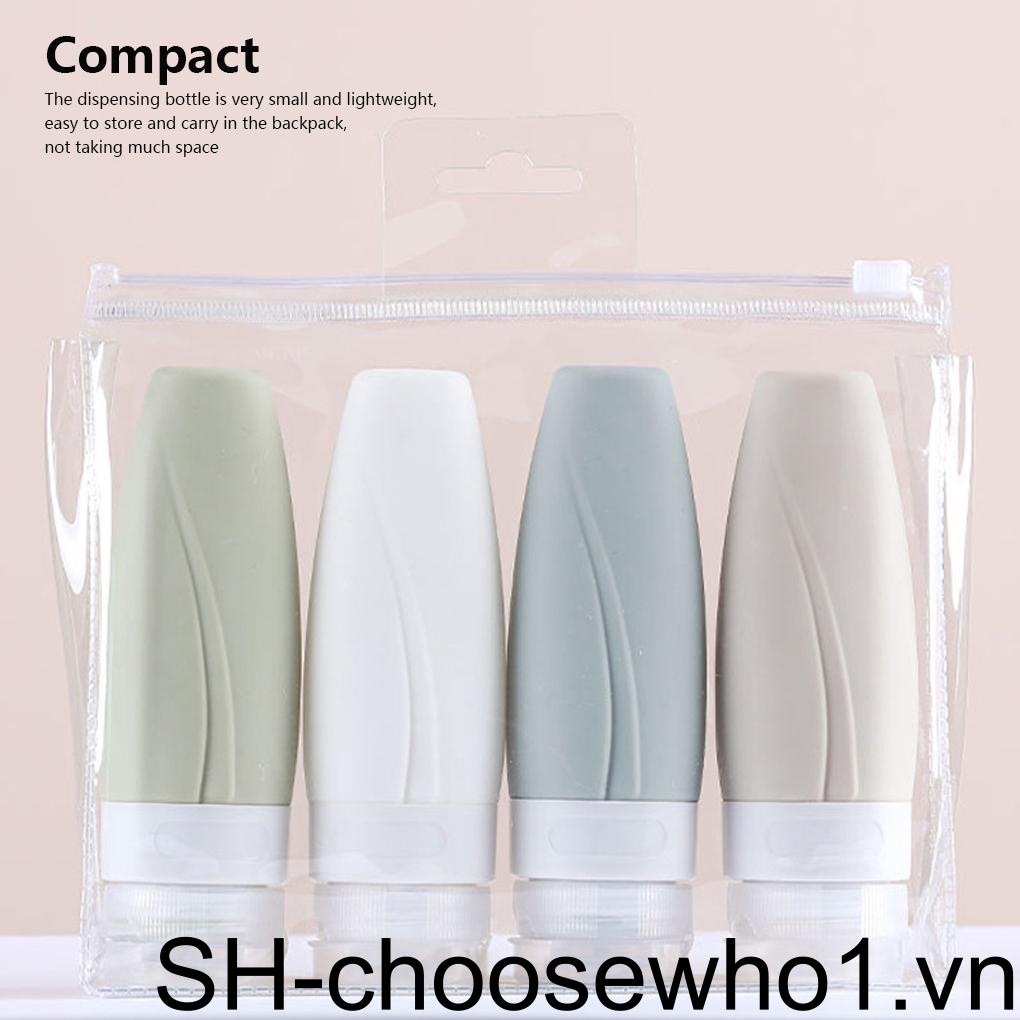 Chai Chiết Mỹ Phẩm Bằng Silicone Tiện Dụng Khi Đi Du Lịch