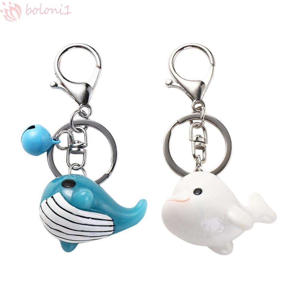 Móc Khóa Hình Cá Voi Xanh Dễ Thương