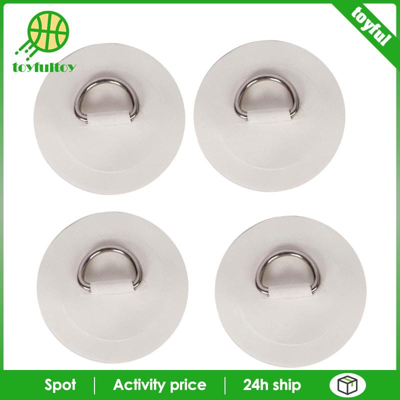 Set 4 Vòng Đệm Chữ D Bằng Thép Không Gỉ Cho Tàu Thuyền