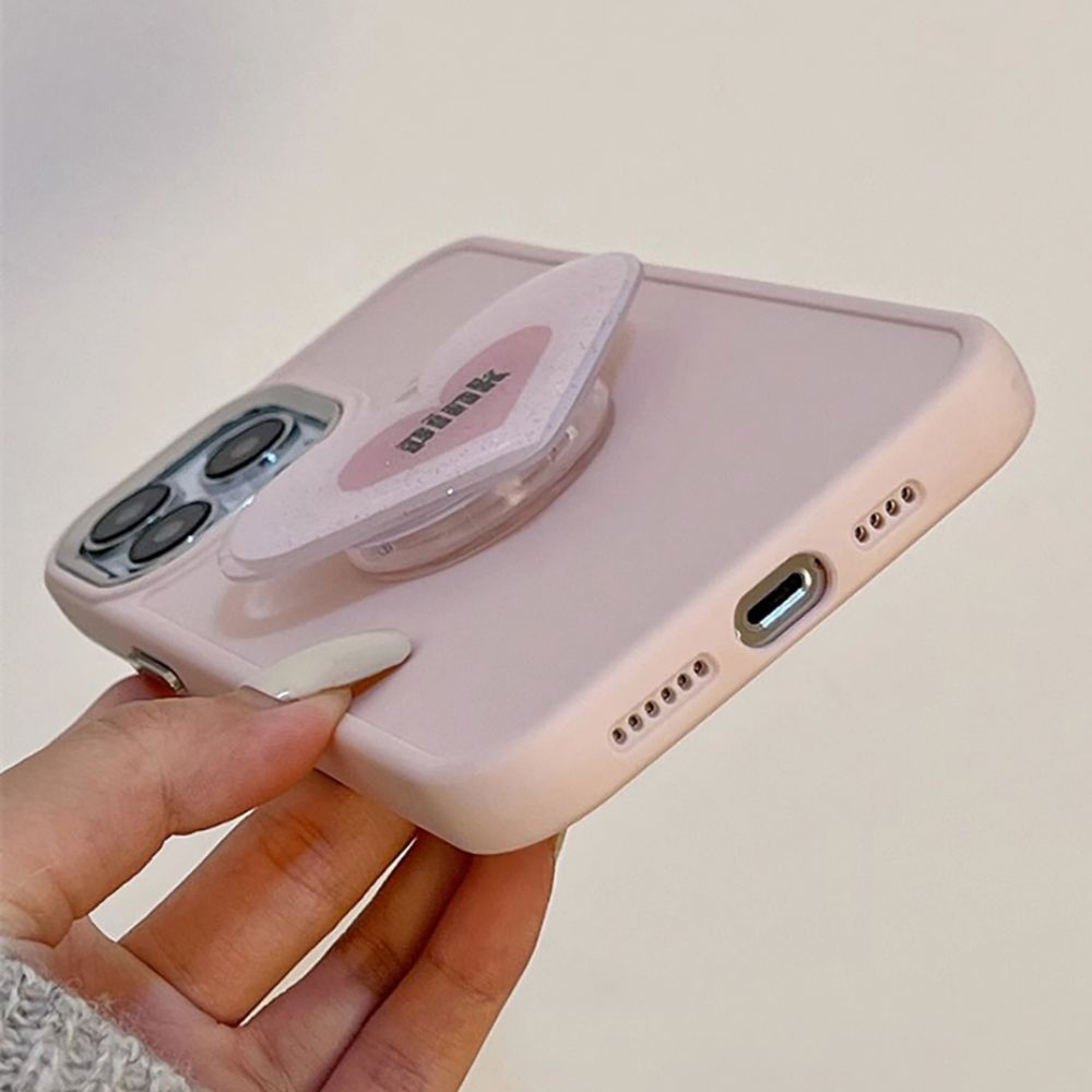 Ốp Điện Thoại TPU Mềm Chống Sốc Mạ Điện Màu Trơn Có Giá Đỡ Bảo Vệ Ống Kính Máy Ảnh Cho IPhone 11 14 13 12 Pro Max