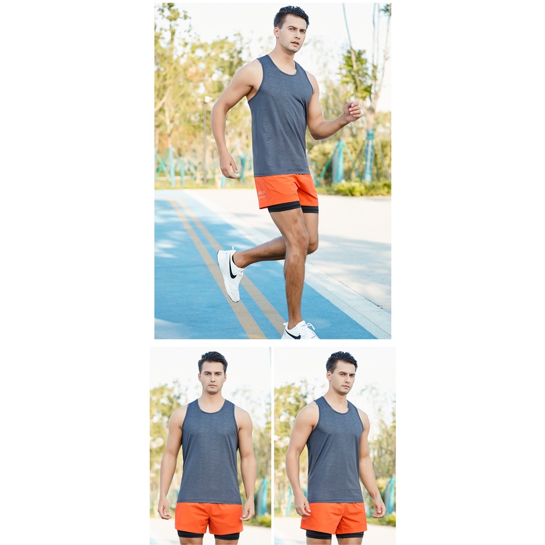 Áo Ba Lỗ Thể Thao Màu Sắc Thời Trang Mùa Hè Thoáng Khí Nhanh Khô Cho Nam