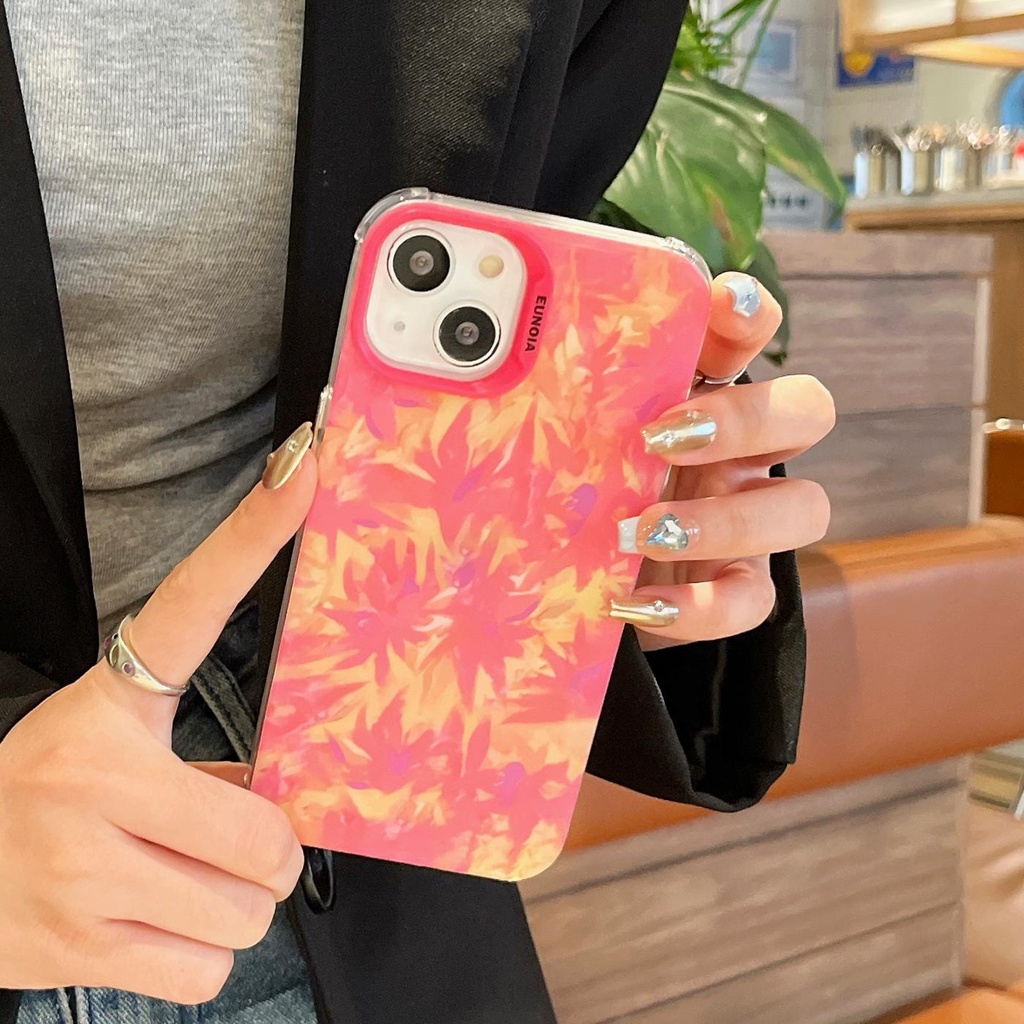 Ốp Điện Thoại TPU Silicon Mềm Trong Suốt Chống Sốc Họa Tiết Hoa Nhỏ Cho iPhone 14 Plus 13 12 11 Pro Max