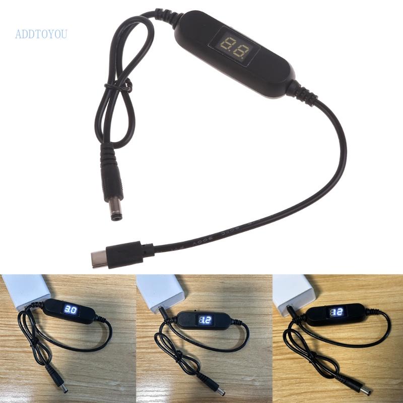 Cáp Nguồn 5V USB C Sang 5 5x2 1mm 2V 3V 4 5V 6V 9V 12V