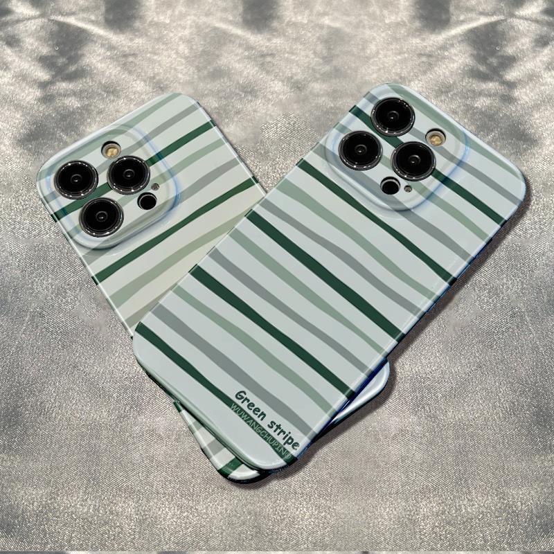 Ốp Điện Thoại Dẻo Họa Tiết Kẻ Sọc In Chữ Tiếng Anh Đơn Giản Chống Sốc Cho iPhone12 GQ6I 1378 14Promax6I plus 11