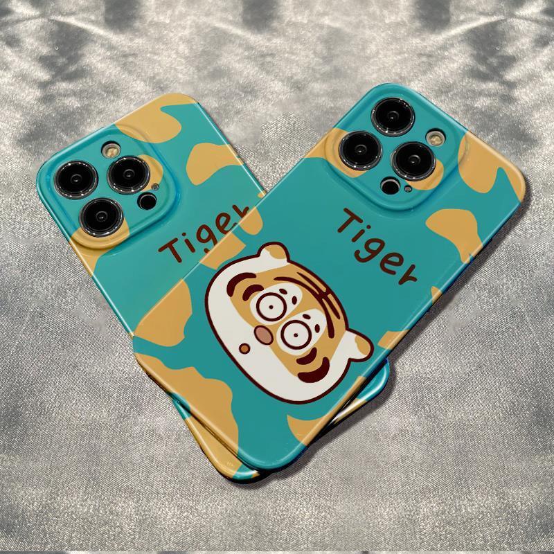 Ốp Điện Thoại Mềm Chống Sốc In Hình Hổ Cho Iphone 14pro Plus 7813 12 6Inmax 11 IBNM