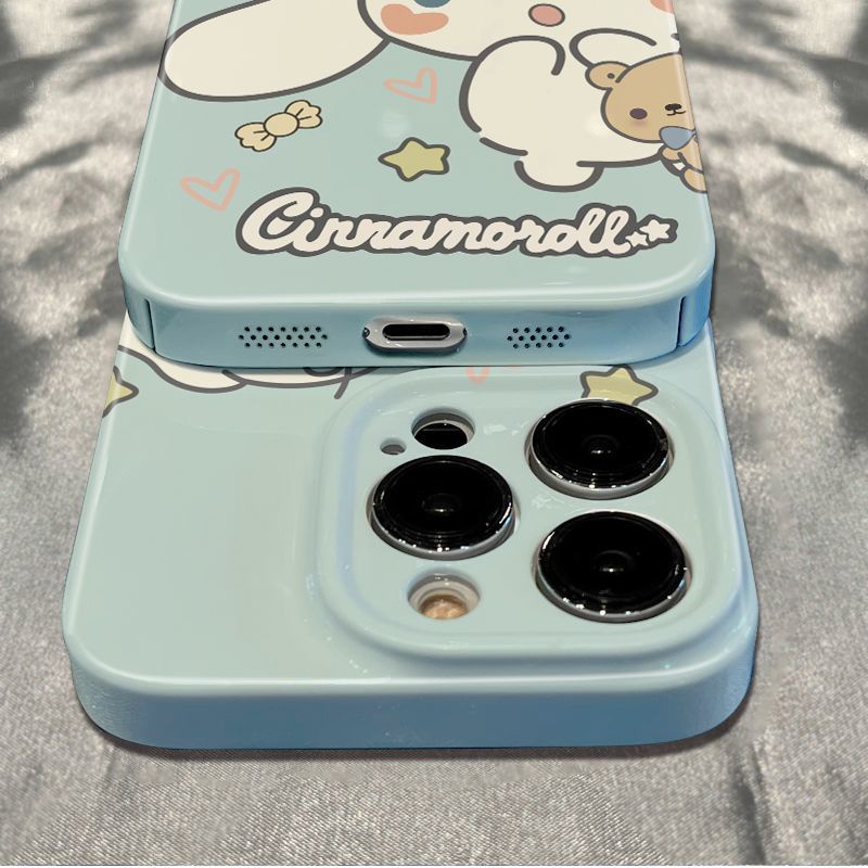 Ốp Điện Thoại Chống Sốc Hình Cún Cinnamon 13 Phong Cách Đơn Giản Cho Iphone 12 / 118 plusmax14pro A49W 6In