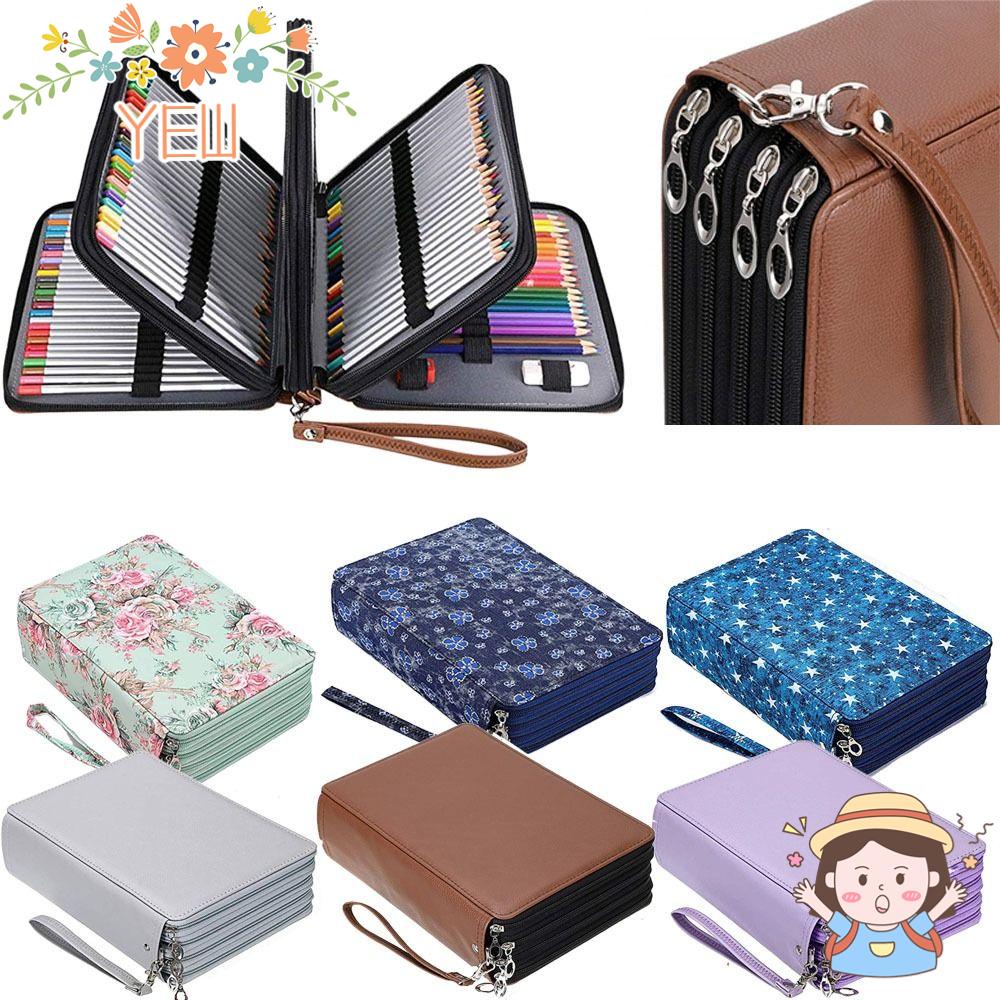 Túi Đựng Bút Nhiều Màu Sắc Có Khóa Kéo Tiện Dụng Cho Học Sinh