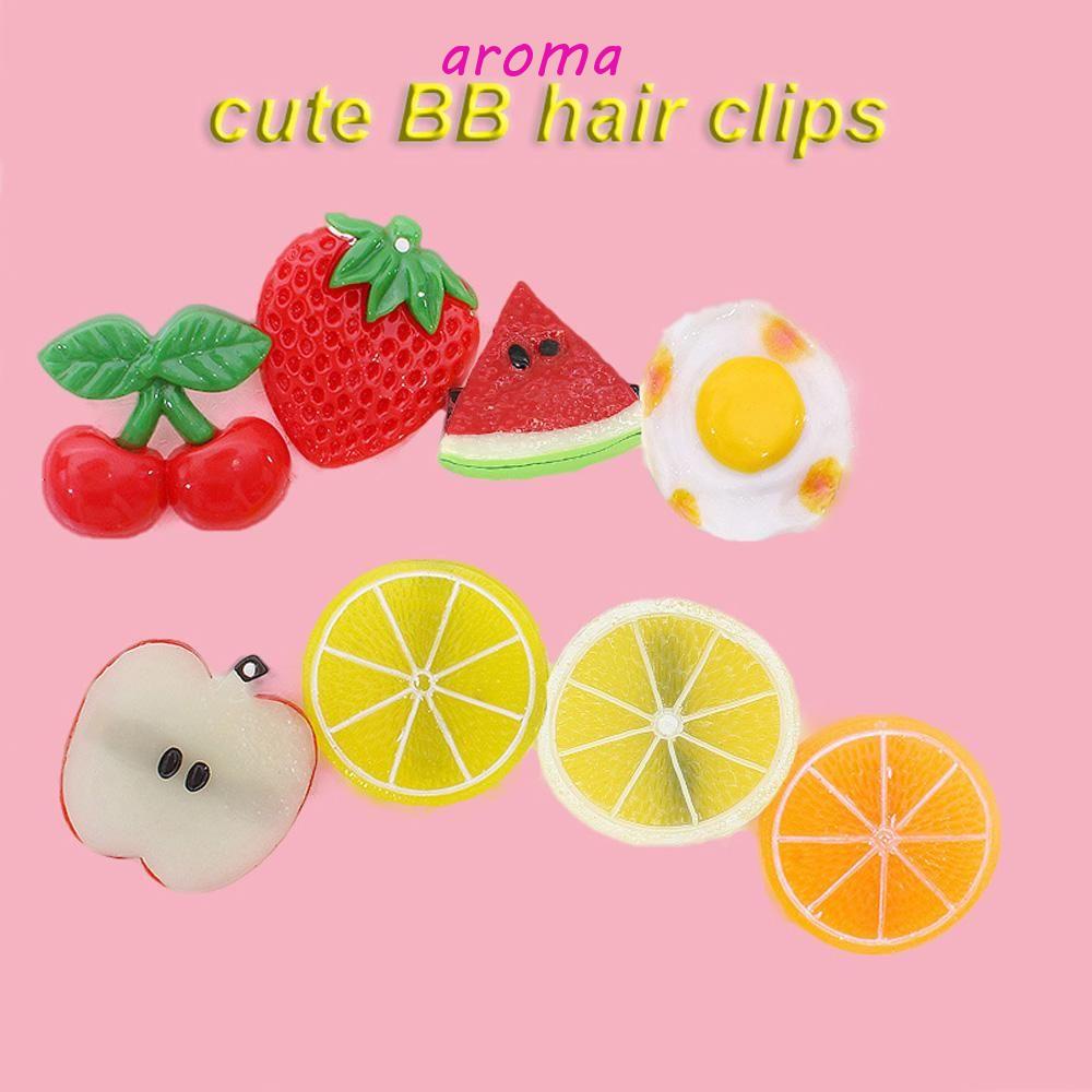 Kẹp Tóc BB Họa Tiết Trái Cây Thời Trang Cho Bé Gái
