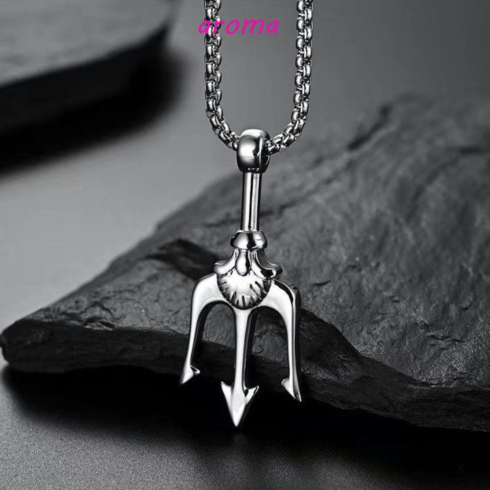 Vòng cổ Bằng Thép Không Gỉ Phong Cách Punk Đơn Giản Cá Tính Cho Nam