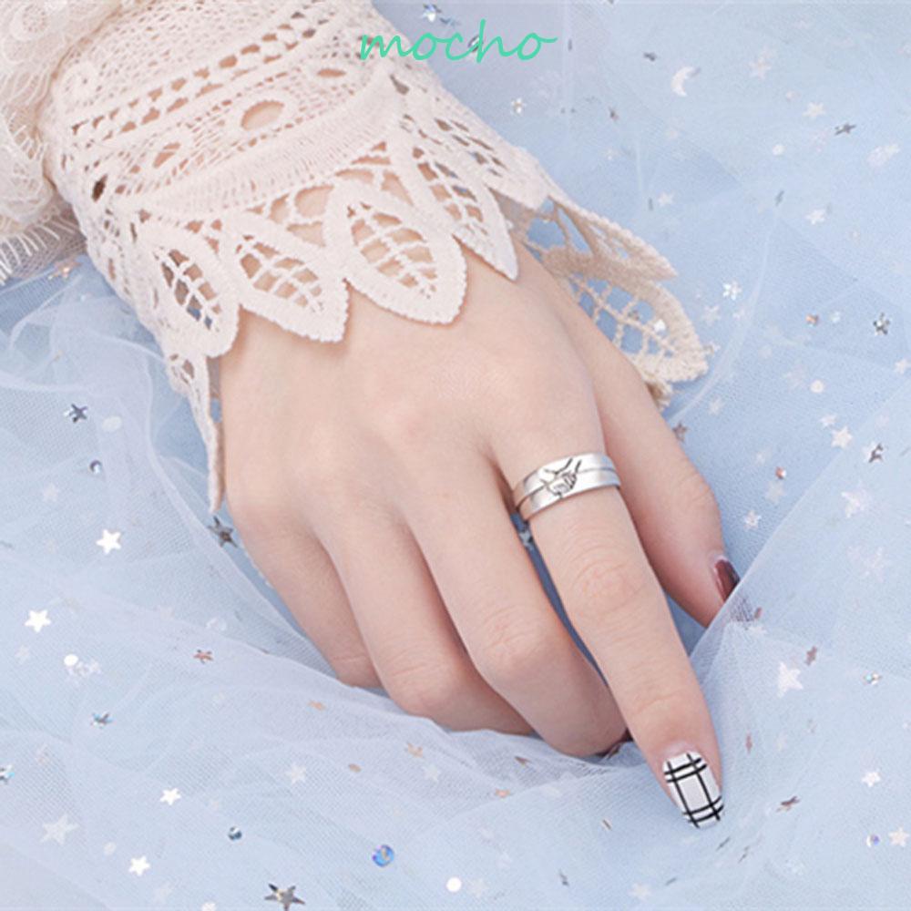 Nhẫn Cặp Phong Cách Punk Cổ Điển Thời Trang|Vòng Tay Kim Loại Nhiều Màu Thời Trang