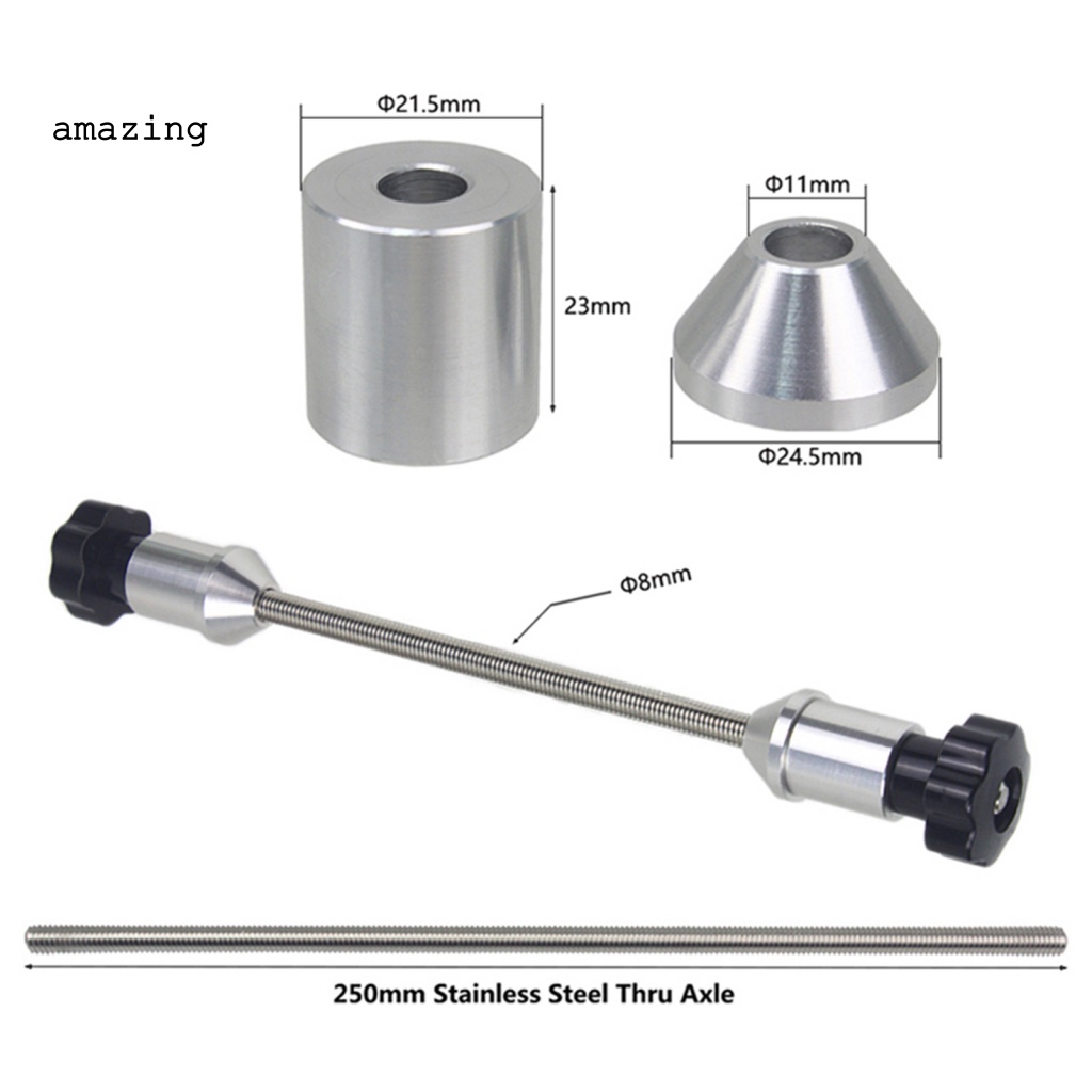 1 Bộ Trục Bánh Xe Đạp 12 / 15 / 20mm Chống Ăn Mòn