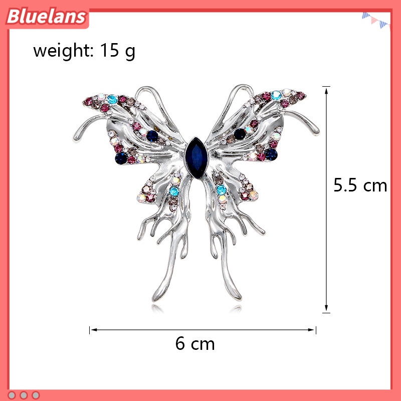[BLS] Ghim Cài Áo Đính Đá Hình Bướm Cá Tính Cao Cấp Dễ Phối Đồ