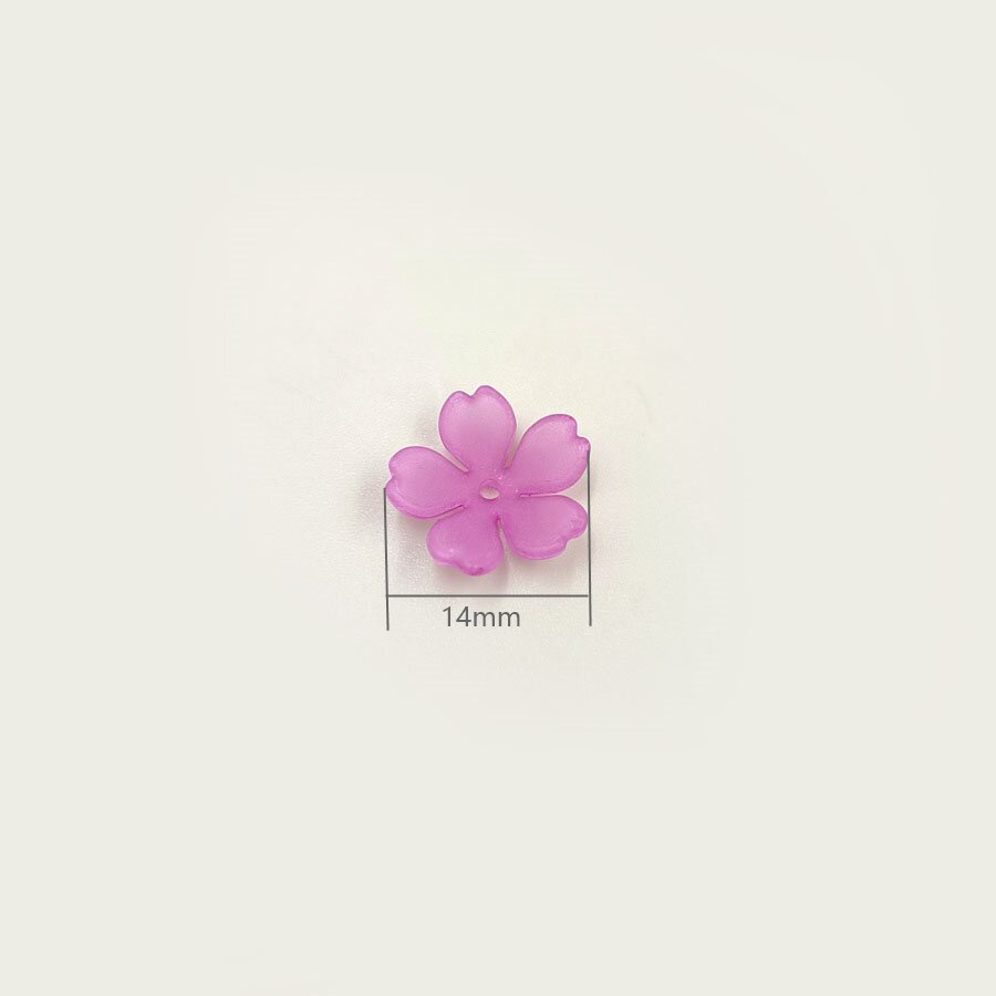 Set 50 Bông Tai 14mm Gồm 5 Cánh Hoa Làm Đồ Trang Sức Thủ Công