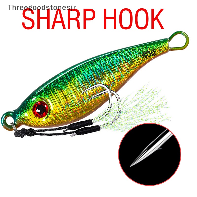 Mồi Câu Cá 3D Bằng Kim Loại 20g / 30g / 40g / 60g JR