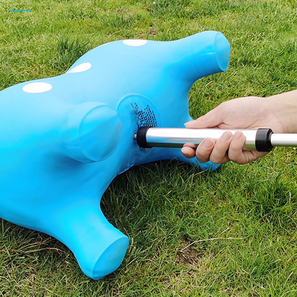 Bộ Dụng Cụ Bơm Bóng Rổ Bằng Hợp Kim Nhôm Kèm Ống Bơm Và Ống Nối Dài Tiện Dụng