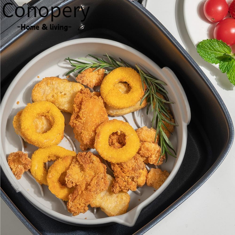 CONOPERY Chảo Chiên Không Dầu Dày Dặn Tiện Dụng Cho Lò Vi Sóng