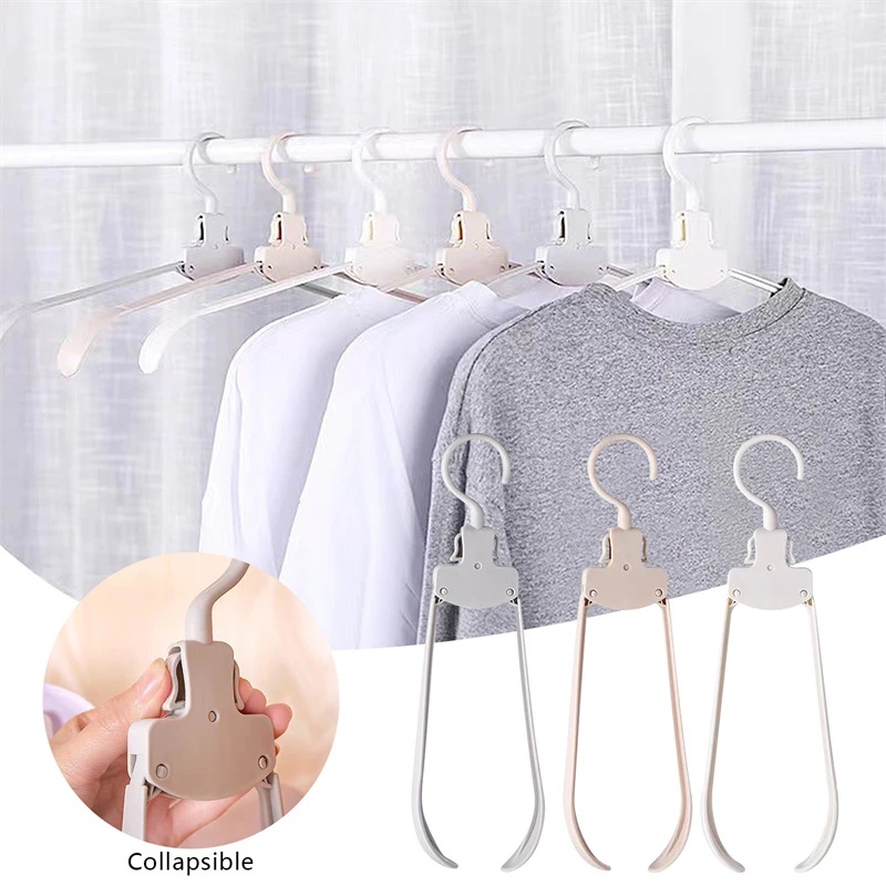 Thanh treo móc quần áo Bằng Nhựa Có Thể Gấp Gọn Tiện Dụng