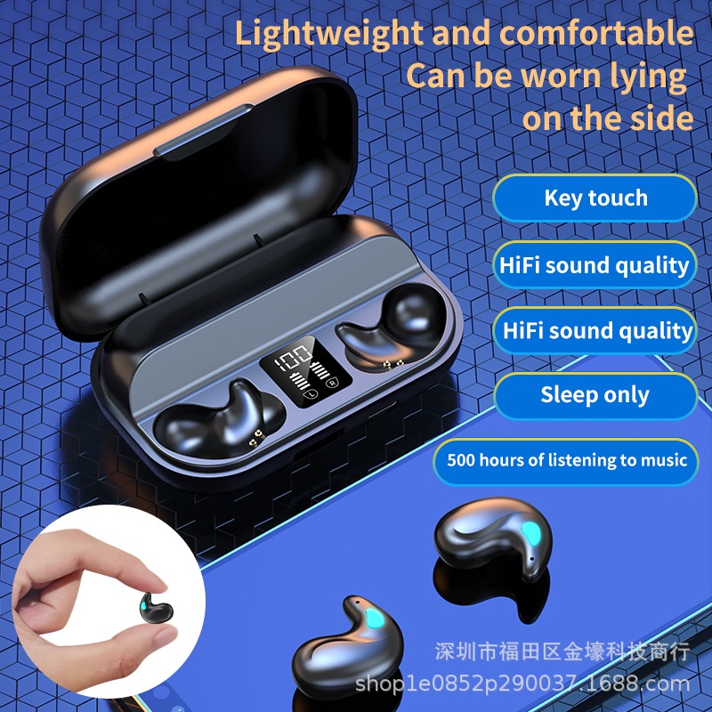 Tai Nghe Bluetooth TWS X57 Mini Tầm Nhìn Riêng Tư Màn Hình Kỹ Thuật Số 5.3