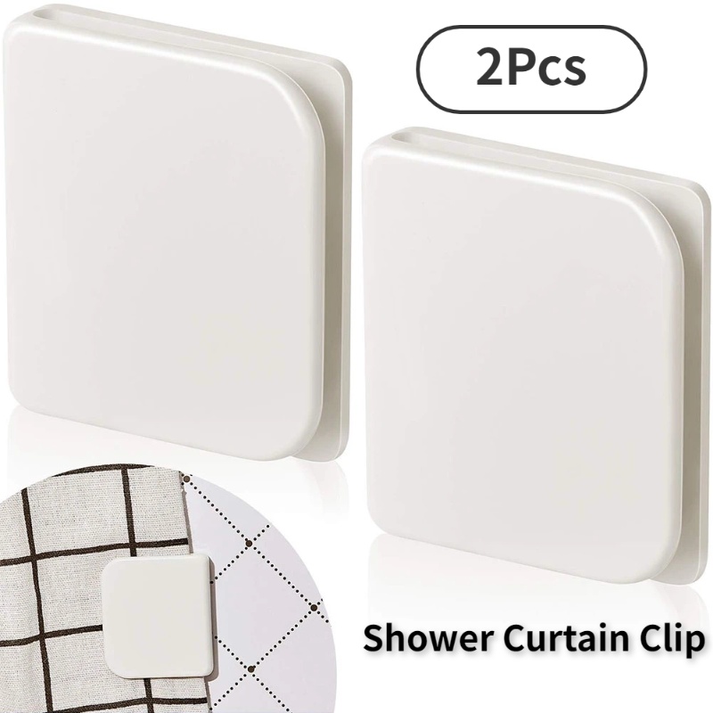 Set 2 Móc Treo Rèm Cửa Dán Tường Tiện Lợi