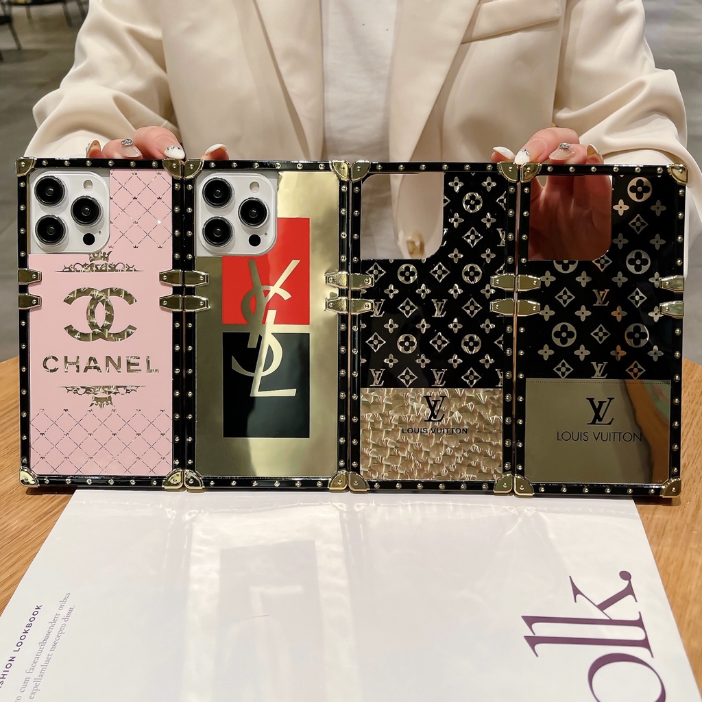 Ốp Điện Thoại Vuông Hình Nhãn Hiệu Thời Trang Cho Samsung Galaxy Note 20 Ultra Note 10 Plus Note 9 S20 + S10 Plus