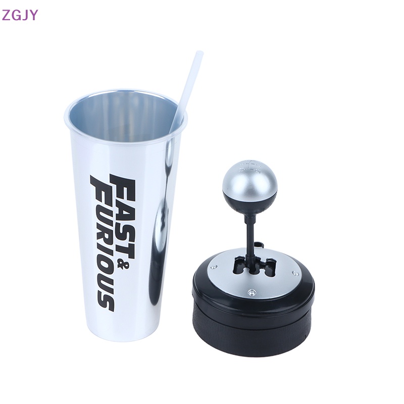 1 Bộ Cốc Uống Nước Có Nắp Và Ống Hút Tiện Dụng Cho Xe Hơi Mới