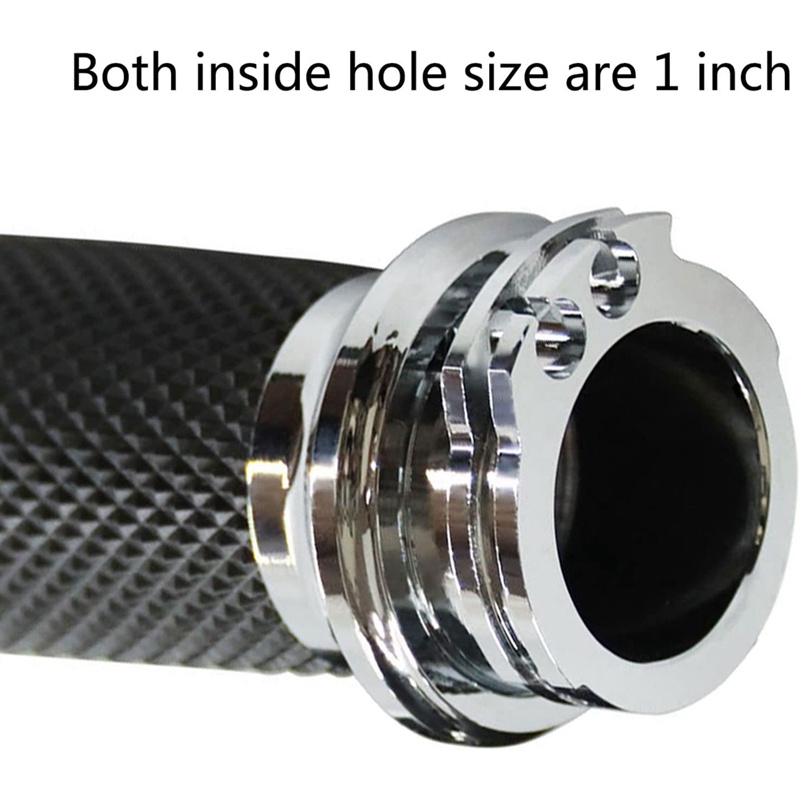 Tay Nắm 25Mm Cho Xe Harley Touring Sportster 883 1200 XR Suzuki Silver