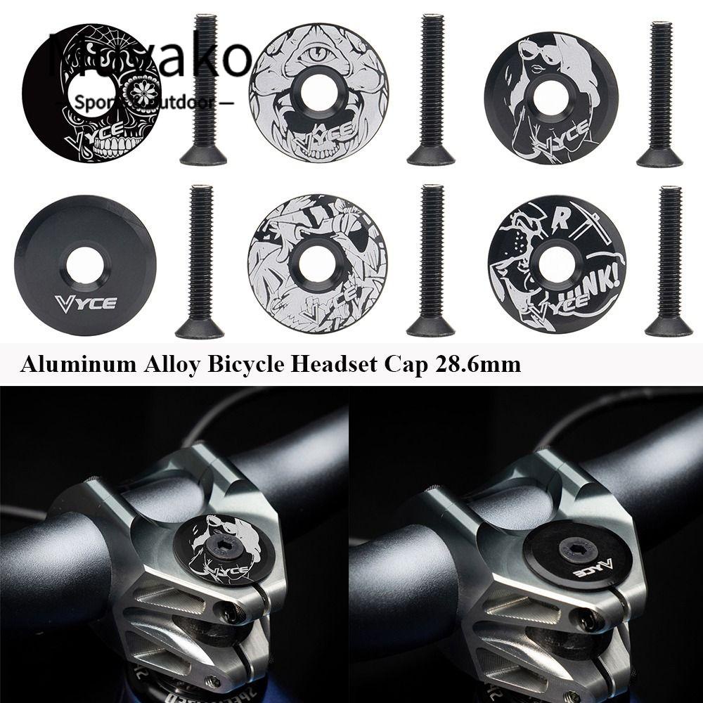 MUVAKO Nắp Tai Nghe Chống Bụi Bằng Hợp Kim Nhôm 28.6mm Dành Cho Xe Đạp