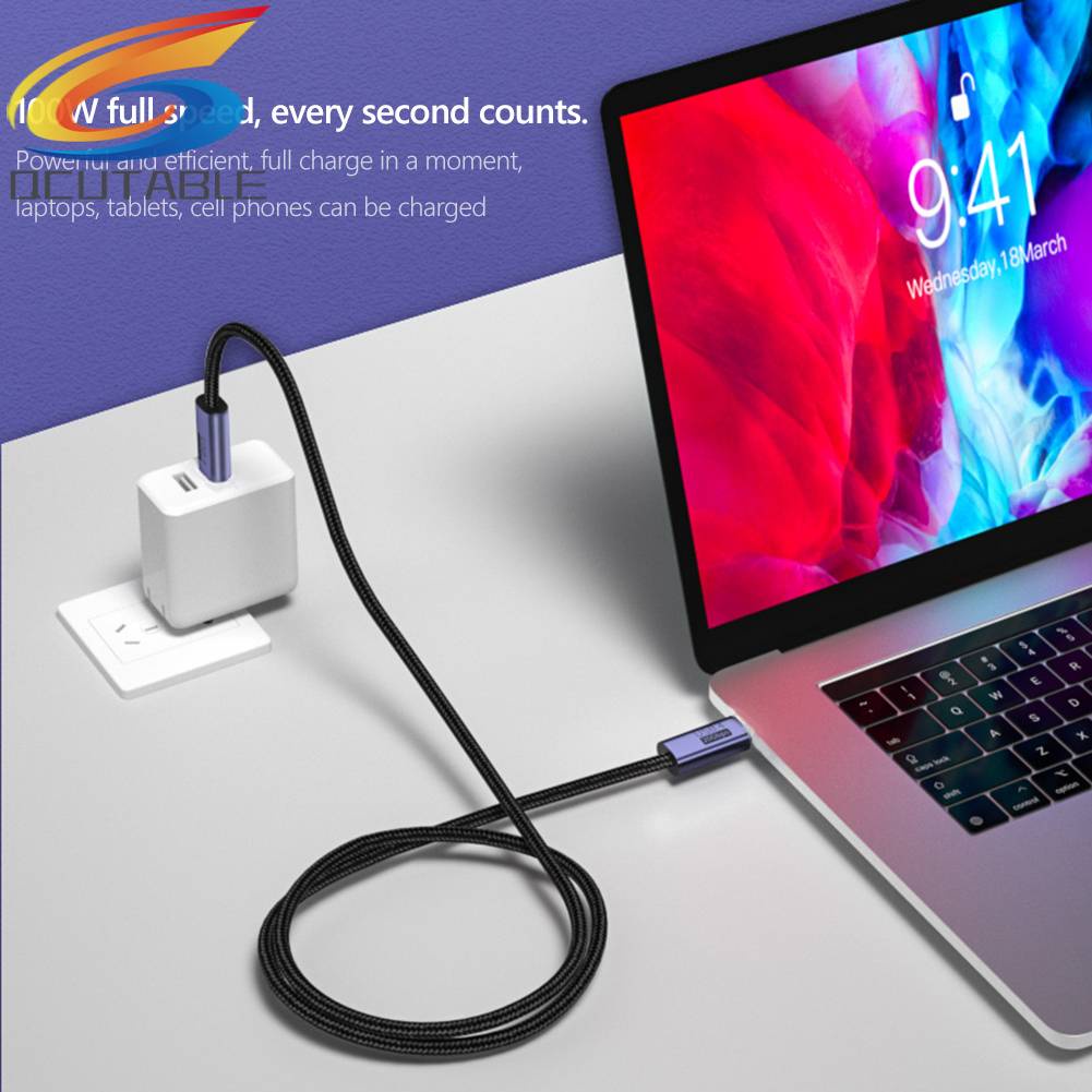 Cáp Sạc Nhanh 20Gbps 8K 60Hz PD 100W USB 4.0 Type-C Male Sang Male