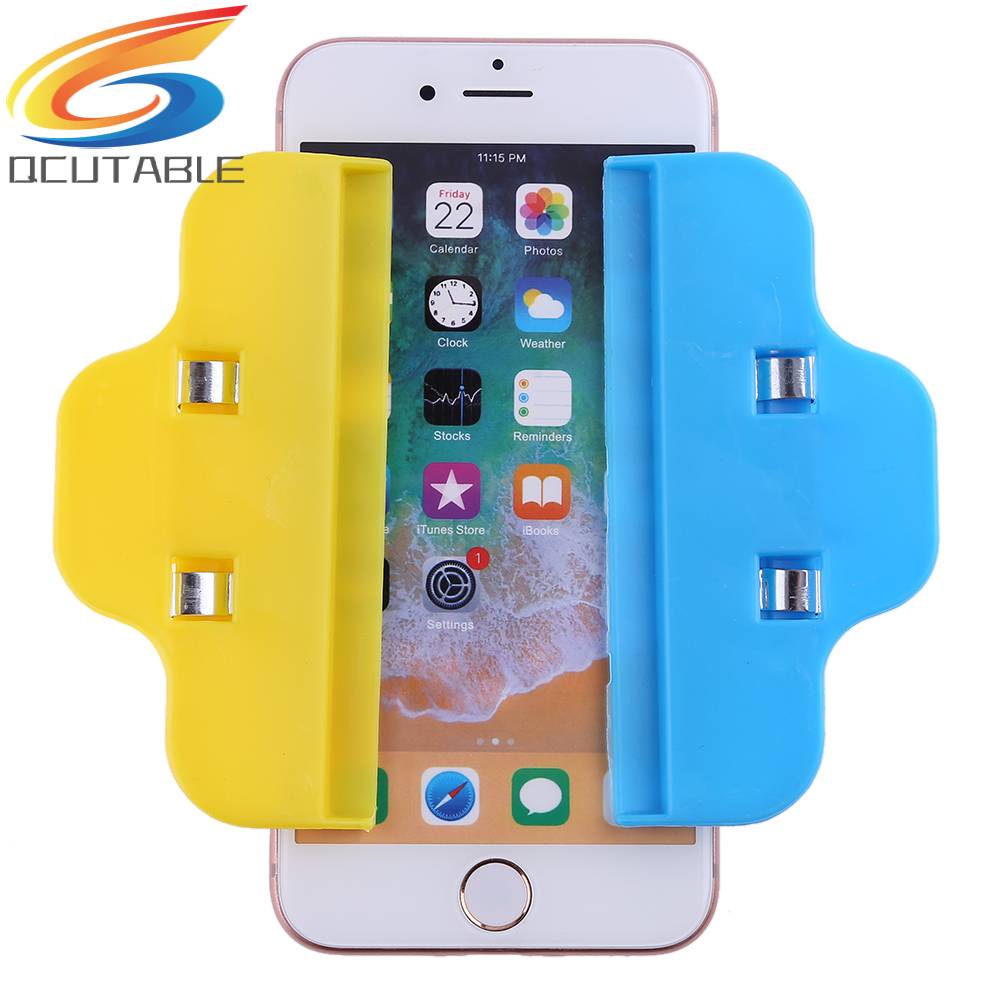 Set 4 Kẹp Nhựa Cố Định Màn Hình LCD / Điện Thoại / Máy Tính Bảng