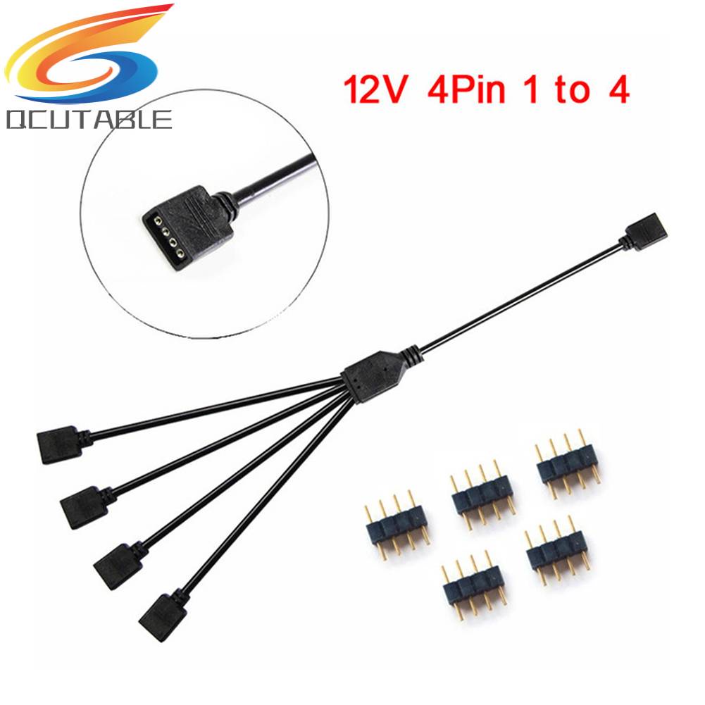 Dây Cáp Nối Dài 1 Đến 4 4 Pin Cho Bo Mạch Chủ ASUS / MSI Dài 30cm