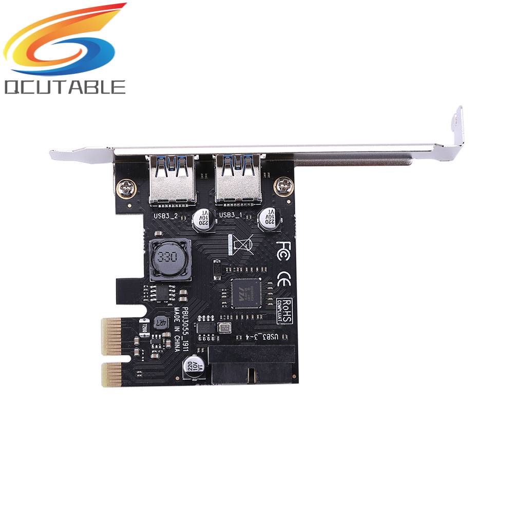 Thẻ Mở Rộng 2 Cổng USB 3.0 Pcie x1 Cho Máy Tính Bàn