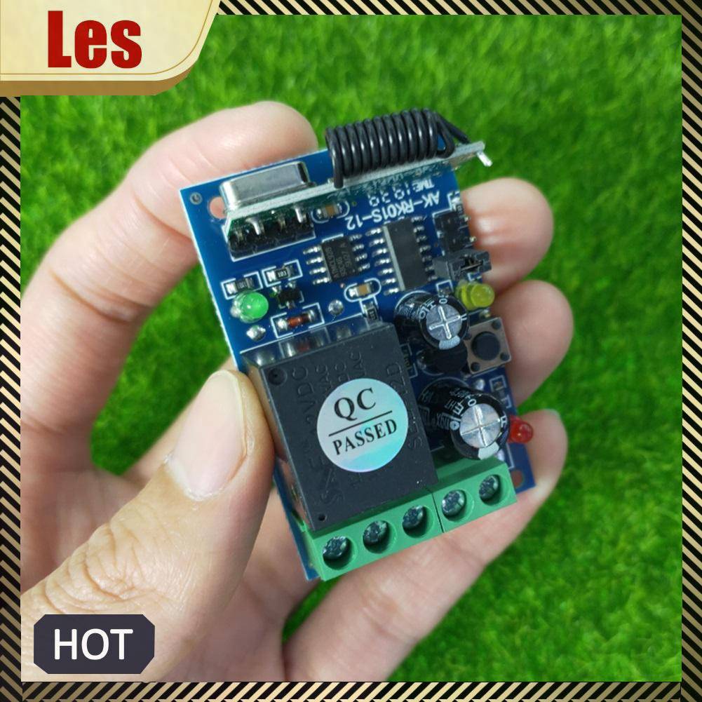 Điều Khiển Từ Xa Không Dây DC 12V 433MHz Cho Cổng Đèn